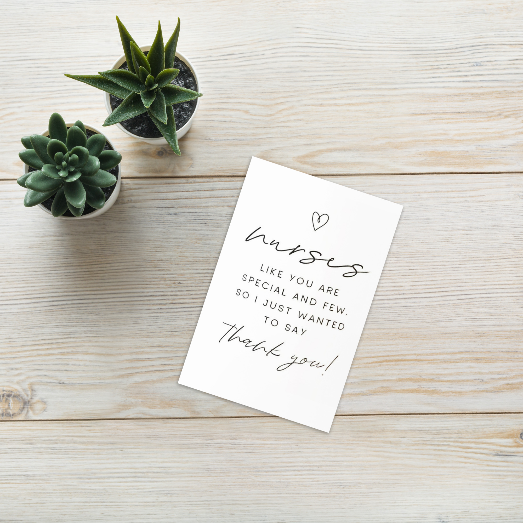 Nurses Like You Are Special And Few White Card